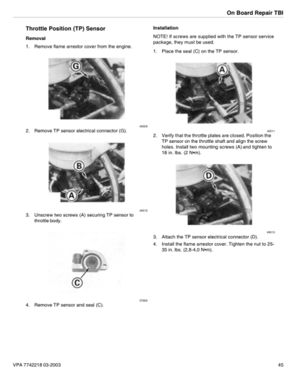 Volvo Penta 4.3GXi-A B C D- DPX420-B EFI Diagnostic Workshop Manual - Image 11