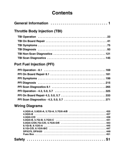Volvo Penta 4.3GXi-A B C D- DPX420-B EFI Diagnostic Workshop Manual - Image 6