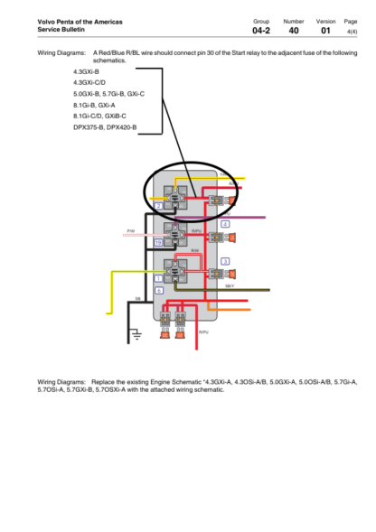 Volvo Penta 4.3GXi-A B C D- DPX420-B EFI Diagnostic Workshop Manual - Image 5