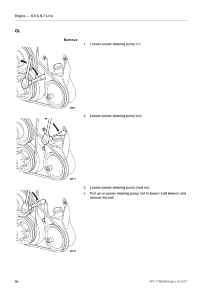 Volvo Penta 5.0GL, 5.7Gi, 5.05.7 GXi, 5.05.7 OSi, 5.7 OSXi Engine Workshop Manual - Image 13