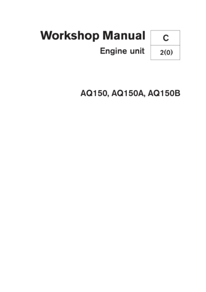 Volvo Penta AQ150A B Engine Unit Woskshop Manual - Image 2