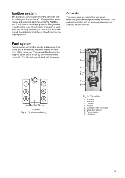 Volvo Penta AQ150A B Engine Unit Woskshop Manual - Image 9