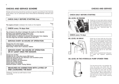 Volvo Penta AQ175- AQ311, Drives 275, 290, 290DP Operators Manual - Image 7