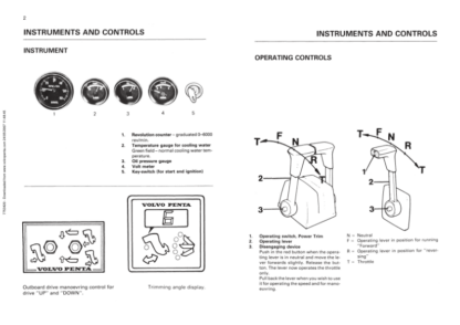 Volvo Penta AQ175- AQ311, Drives 275, 290, 290DP Operators Manual - Image 4