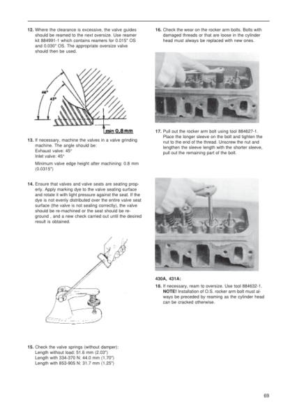 Volvo Penta AQ205, 430, 431, 432, 434 Workshop Manual - Image 13