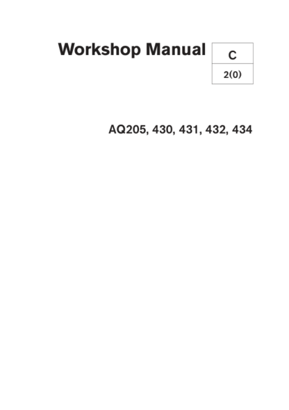 Volvo Penta AQ205, 430, 431, 432, 434 Workshop Manual - Image 2
