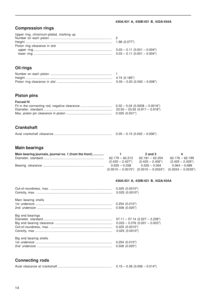 Volvo Penta AQ205, 430, 431, 432, 434 Workshop Manual - Image 9
