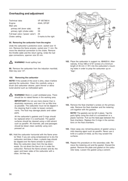 Volvo Penta AQ205, 430, 431, 432, 434 Workshop Manual - Image 12