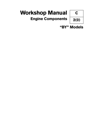 Volvo Penta BY Models Engine Components Workshop Manual - Image 2