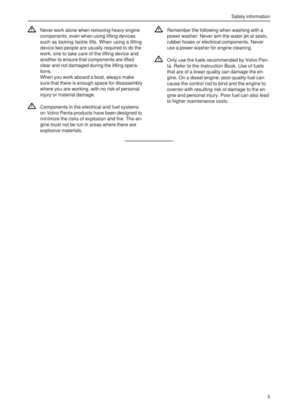 Volvo Penta D1-13, D1-20, D1-30, D2-40 Group 21-26, 30 Workshop Manual - Image 7