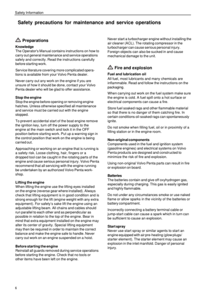 Volvo Penta D1-13203040 Operators Manual - Image 8