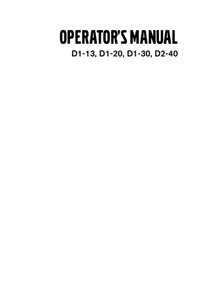 Volvo Penta D1-13203040 Operators Manual - Image 2