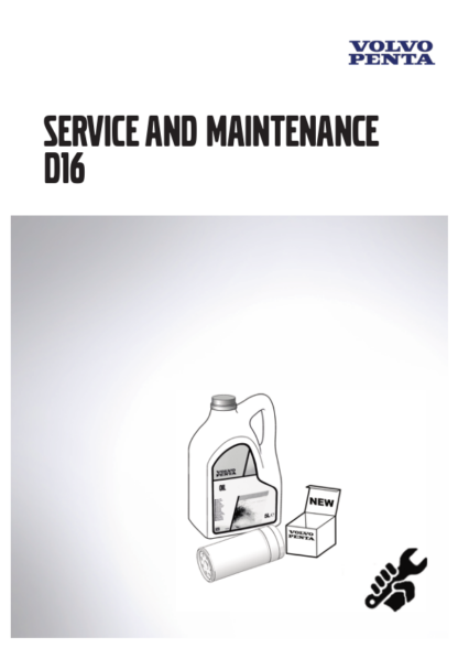 Volvo Penta D16 Service And Maintenance Manual - Image 2