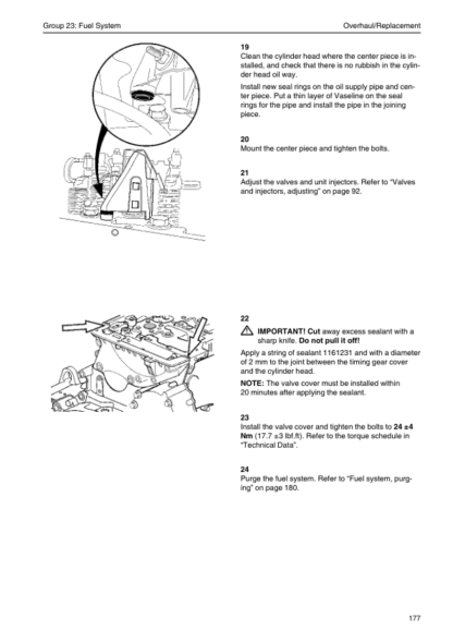 Volvo Penta D16C-A MH, D16C-A MG Groups 21-26 Workshop Manual - Image 6