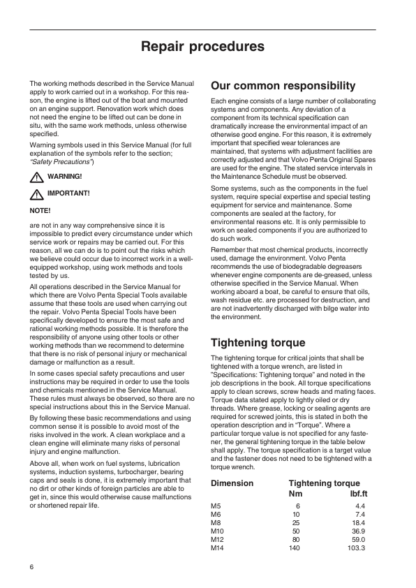 Volvo Penta D2-55 75 Group 20-23,36,30 Workshop Manual - Image 7