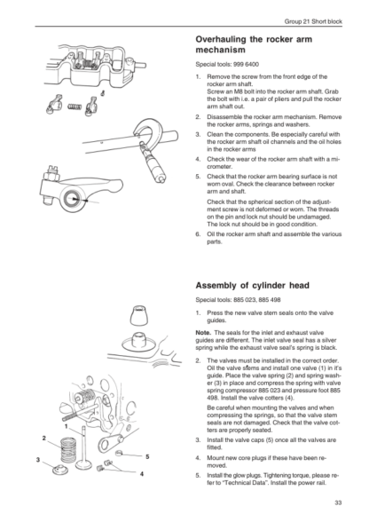 Volvo Penta D2-55 75 Group 20-23,36,30 Workshop Manual - Image 10