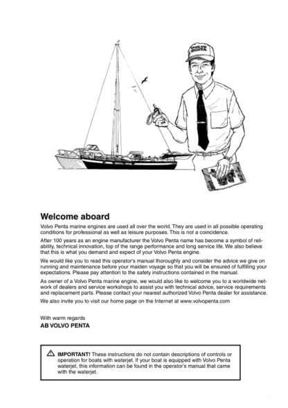 Volvo Penta D3 Diesel Engine Series Operators Manual 2 - Image 3