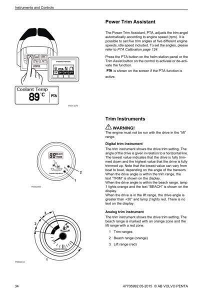 Volvo Penta D3 Diesel Engine Series Operators Manual - Image 7