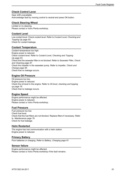 Volvo Penta D3 Operators Manual - Image 11