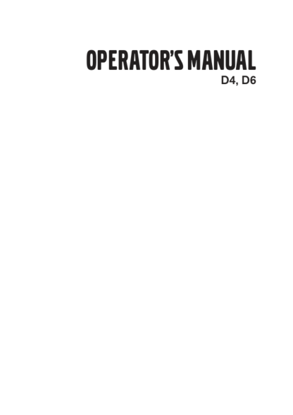 Volvo Penta D4, D6 Operators Manual - Image 2