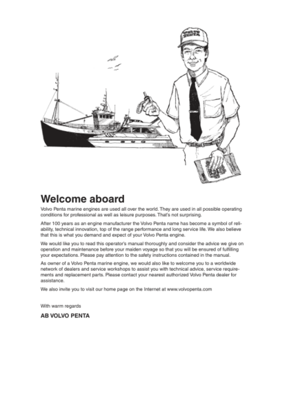 Volvo Penta D4, D6 Operators Manual - Image 4