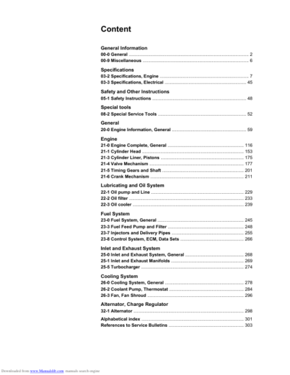 Volvo Penta Engine TAD1343GE TAD1344GE TAD1345GE Workshop Manual - Image 3