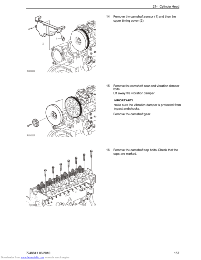 Volvo Penta Engine TAD1343GE TAD1344GE TAD1345GE Workshop Manual - Image 6