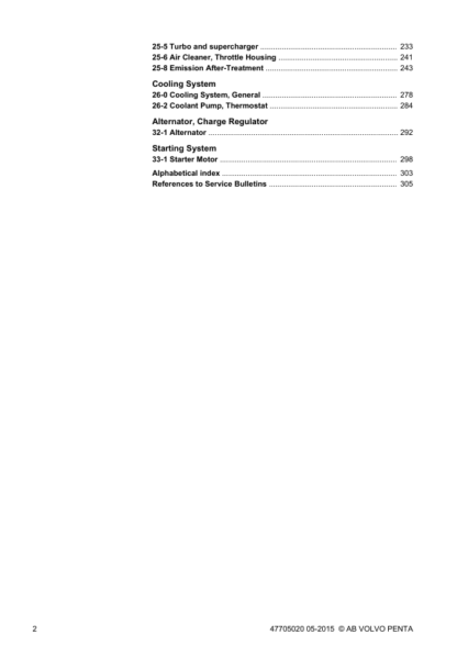 Volvo Penta Group 21-26 Tad1140ve-Tad1172ve Workshop Manual - Image 4