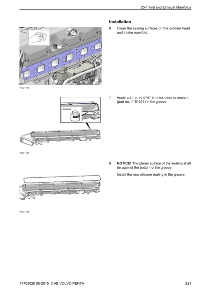 Volvo Penta Group 21-26 Tad1140ve-Tad1172ve Workshop Manual - Image 10