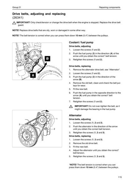 Volvo Penta Group 21-26 TdTad 520, 720, 721, 722ve Workshop Manual - Image 5