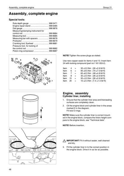 Volvo Penta Group 21-26 TdTad 520, 720, 721, 722ve Workshop Manual - Image 9
