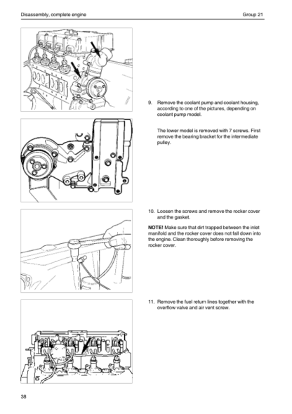 Volvo Penta Group 21-26 TdTad 520, 720, 721, 722ve Workshop Manual - Image 8