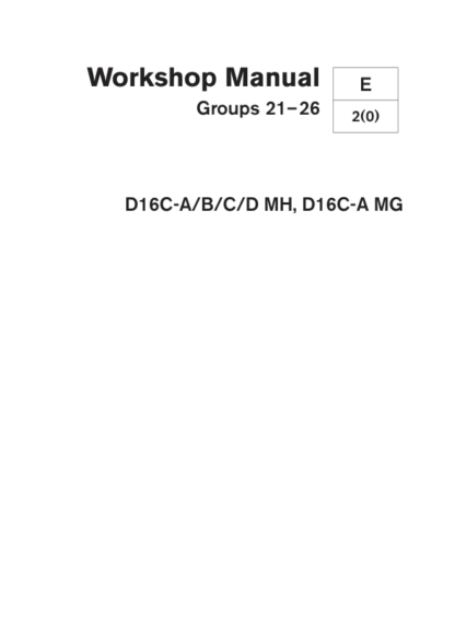 Volvo Penta Groups 21-26 D16 Workshop Manual - Image 2