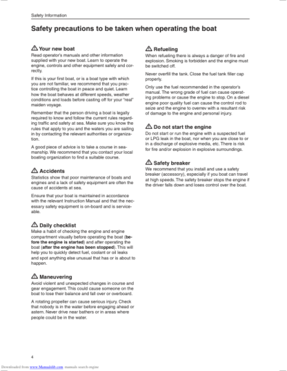 Volvo Penta IPS 350-600 Operators Manual - Image 7