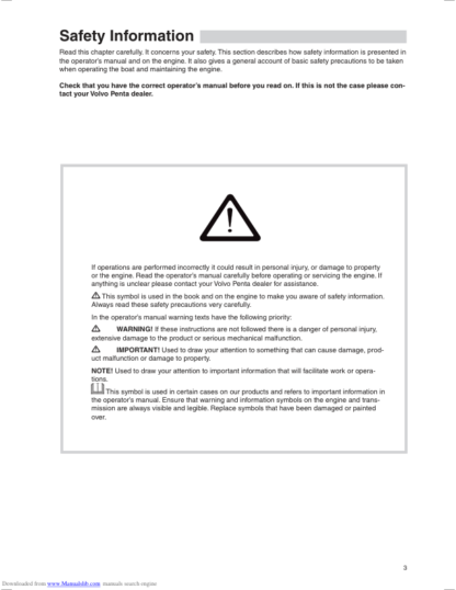Volvo Penta IPS 350-600 Operators Manual - Image 6