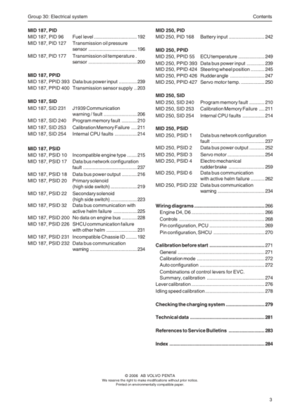 Volvo Penta IPS EVC-C Group 30 Electrical System Workshop Manual - Image 5