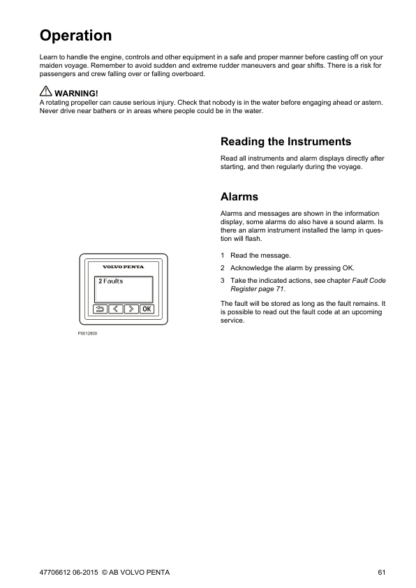 Volvo Penta IPS Operators Manual - Image 9
