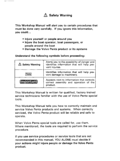 Volvo Penta LK Models Engine Components Workshop Manual - Image 3