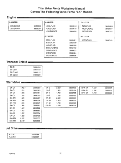 Volvo Penta LK Models Engine Components Workshop Manual - Image 6