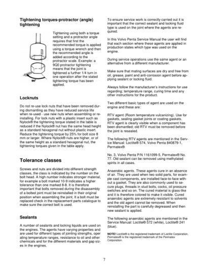 Volvo Penta MD6A, MD7A Workshop Manual - Image 4