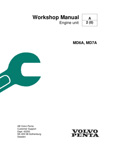 Volvo Penta MD6A, MD7A Workshop Manual - Image 2