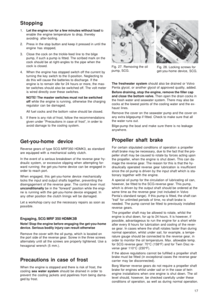 Volvo Penta Oil TAMD60AB, TAMD70CD, AQD70CD Instruction Manual - Image 11