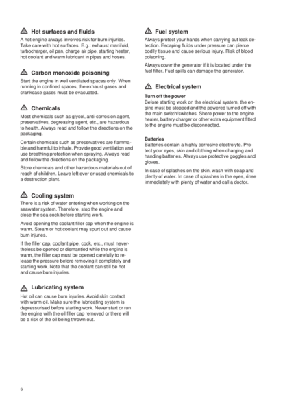 Volvo Penta Oil TAMD60AB, TAMD70CD, AQD70CD Instruction Manual - Image 9