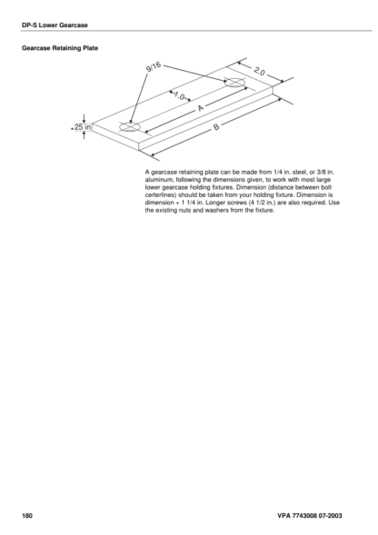 Volvo Penta SX-M  DP-SMSMTDSMTD1 Sterndrive Transom Shield Workshop Manual - Image 8