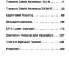 Volvo Penta SX-M  DP-SMSMTDSMTD1 Sterndrive Transom Shield Workshop Manual - Image 3
