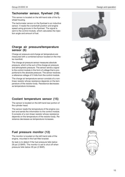 Volvo Penta TAD1240GE, TAD1241GEVE, TAD1242GEVE, TWD1240VE (Group23) EDC Workshop Manual - Image 5