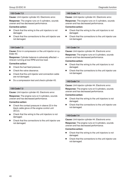 Volvo Penta TAD1240GE, TAD1241GEVE, TAD1242GEVE, TWD1240VE (Group23) EDC Workshop Manual - Image 7