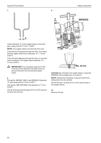 Volvo Penta TAD1240GE, TAD1241GEVE, TAD1242GEVE, TWD1240VE Group 22-26 Workshop Manual - Image 8