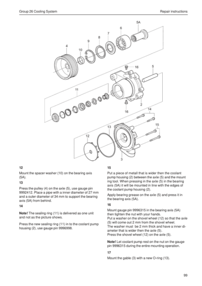 Volvo Penta TAD1240GE, TAD1241GEVE, TAD1242GEVE, TWD1240VE Group 22-26 Workshop Manual - Image 4