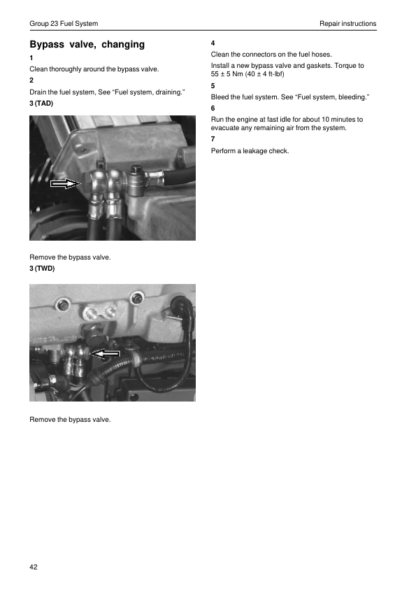 Volvo Penta TAD1240GE, TAD1241GEVE, TAD1242GEVE, TWD1240VE Group 22-26 Woskshop Manual - Image 9
